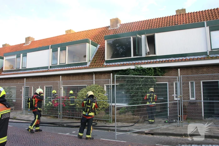 Schade aan leegstaande woning door brand