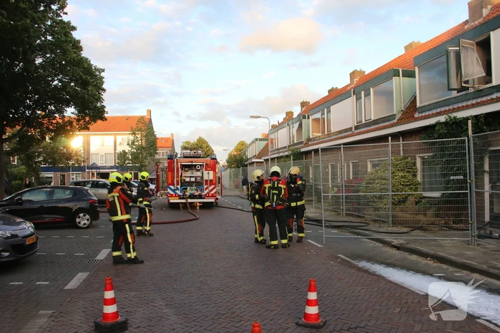 Schade aan leegstaande woning door brand