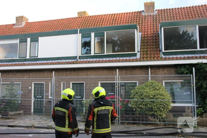 Schade aan leegstaande woning door brand