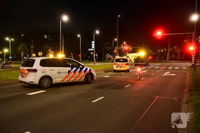 Fietser zwaargewond bij aanrijding