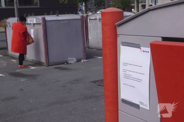 Overlastgevende containers in centrum van Vathorst worden verwijderd