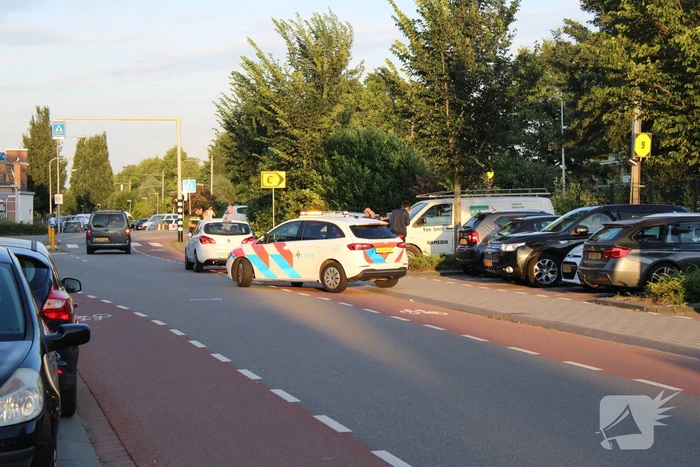 Fietser gewond bij botsing met auto