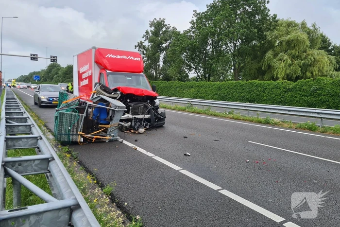 Meerdere voertuigen betrokken bij botsing