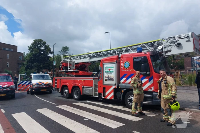 Brand in parkeergarage Museumpark