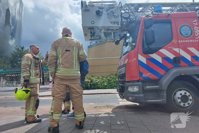 Brand in parkeergarage Museumpark