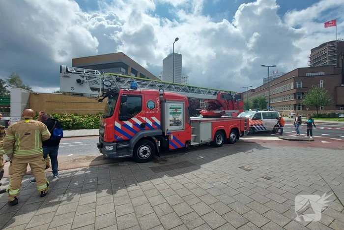 Brand in parkeergarage Museumpark