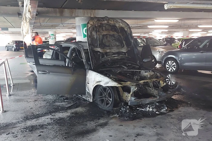 Brand in parkeergarage Museumpark