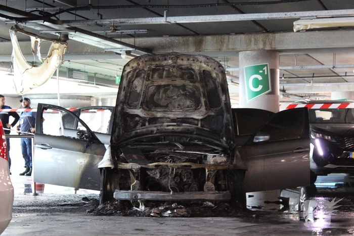 Brand in parkeergarage Museumpark