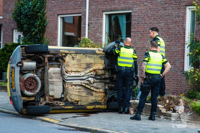 Bestuurster aangehouden door ongeval