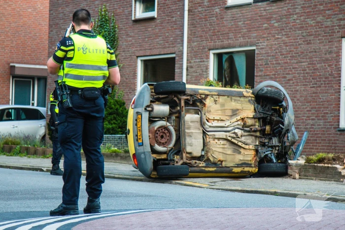 Bestuurster aangehouden door ongeval