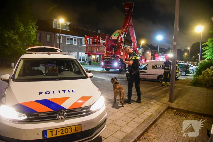 Grote politie inzet na melding woninginbraak
