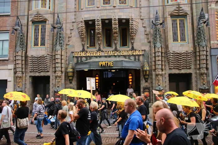 Demonstratie over coronamaatregelen verloopt gemoedelijk
