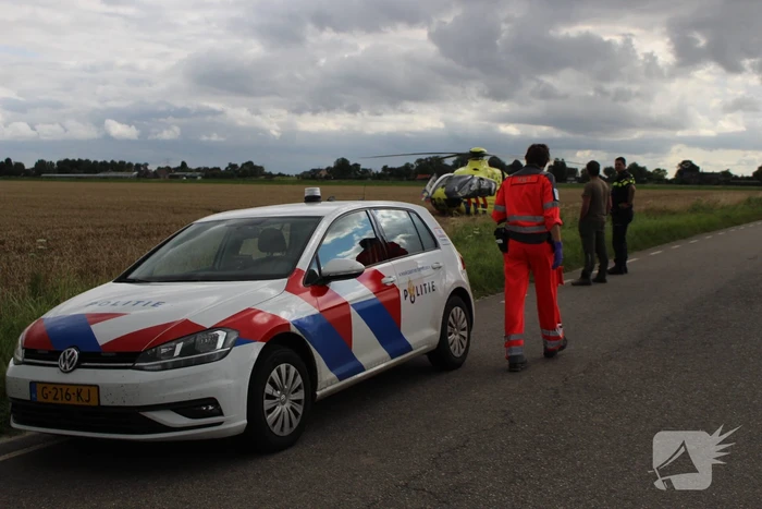 Traumahelikopter ingezet voor incident