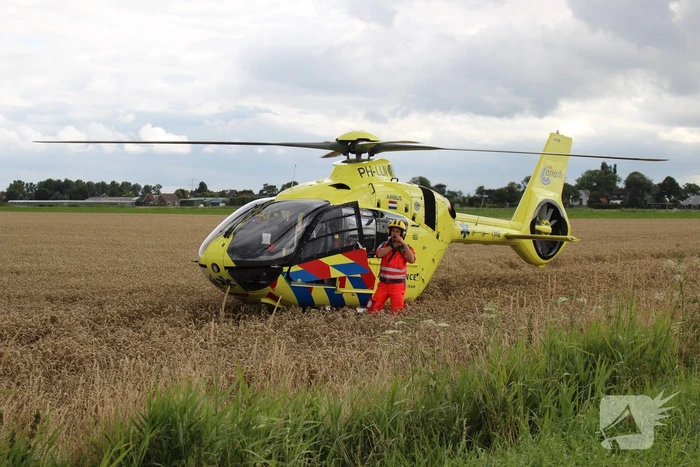 Traumahelikopter ingezet voor incident