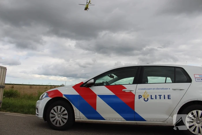 Traumahelikopter ingezet voor incident