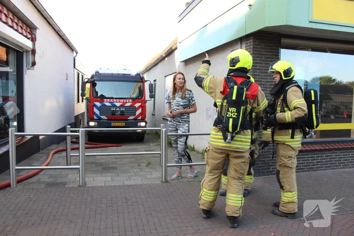 Veel giftige rook door brand in Bike Totaal