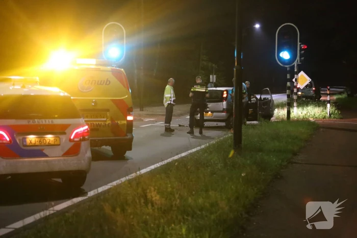 Bestuurder aangehouden na kop- staart botsing