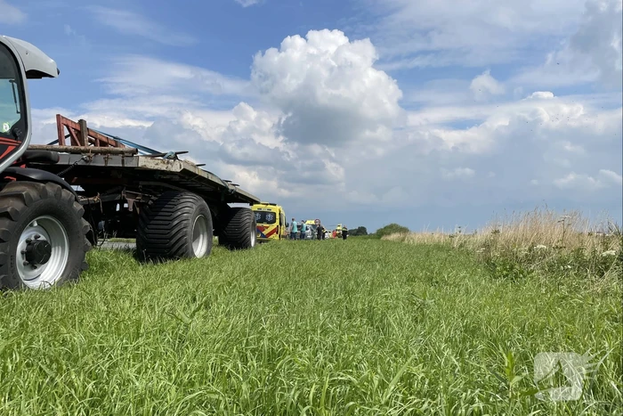 Ernstige gewonde bij ongeval op fietspad