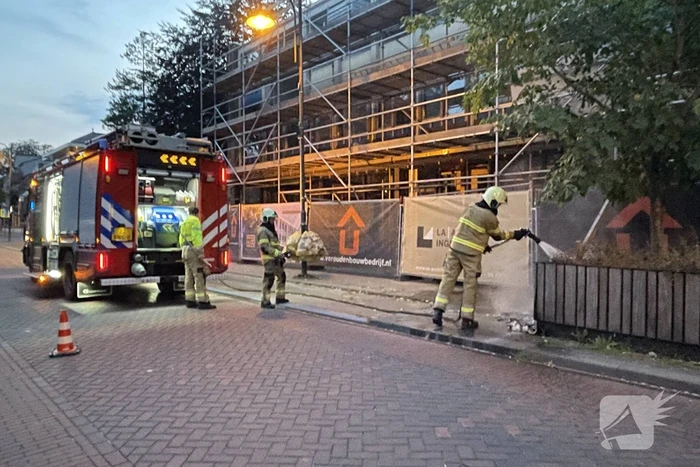 Rommel in brand gevlogen