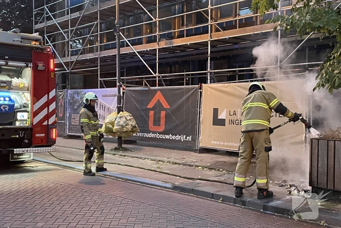 Rommel in brand gevlogen