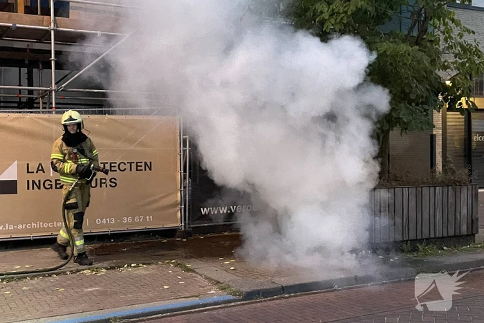 Rommel in brand gevlogen