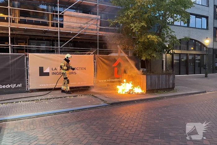 Rommel in brand gevlogen