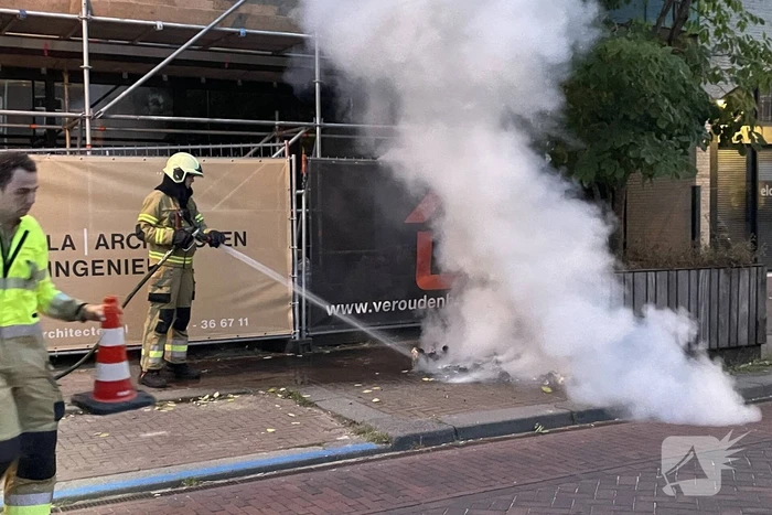 Rommel in brand gevlogen