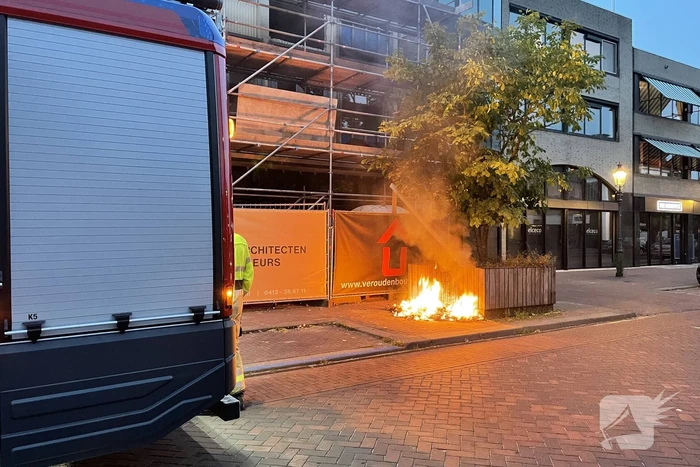 Rommel in brand gevlogen