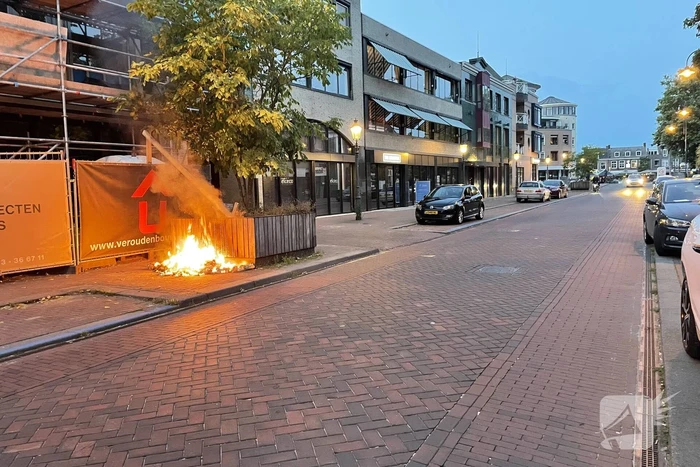 Rommel in brand gevlogen
