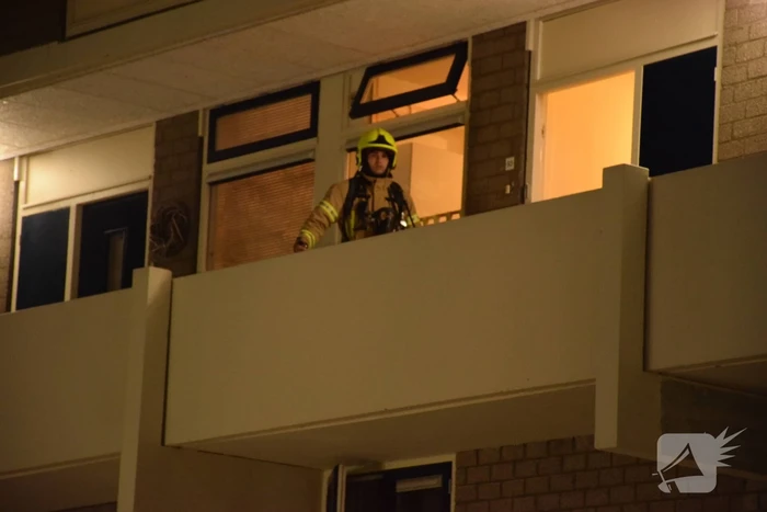 Brand door pannetje op vuur