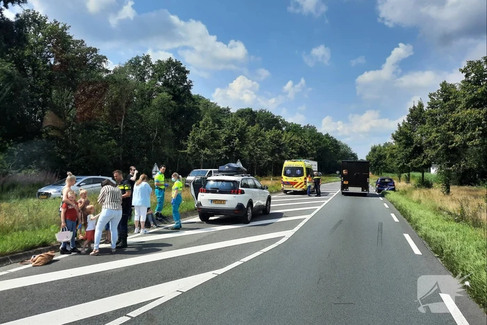 Flinke schade bij kop-staart aanrijding