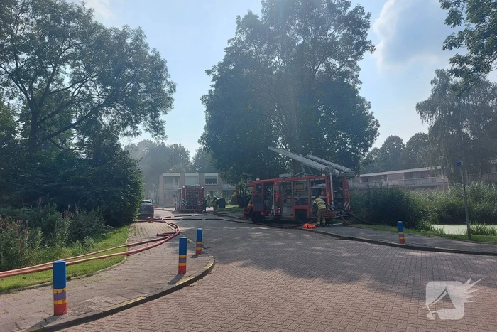 Veel rookontwikkeling door brand in appartement