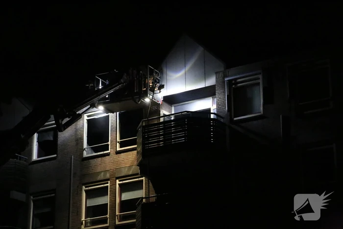 Grote brand in flatgebouw