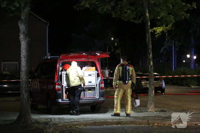 Grote brand in flatgebouw