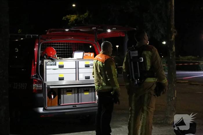 Grote brand in flatgebouw