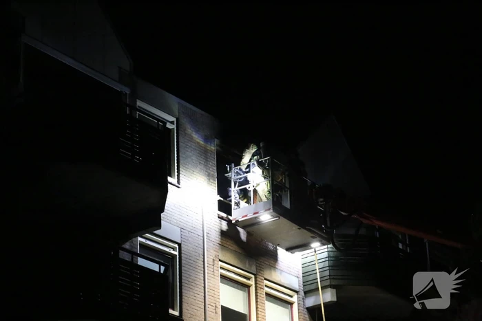 Grote brand in flatgebouw