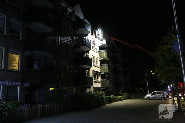 Grote brand in flatgebouw