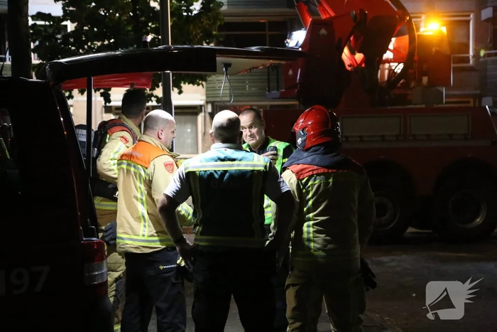 Grote brand in flatgebouw