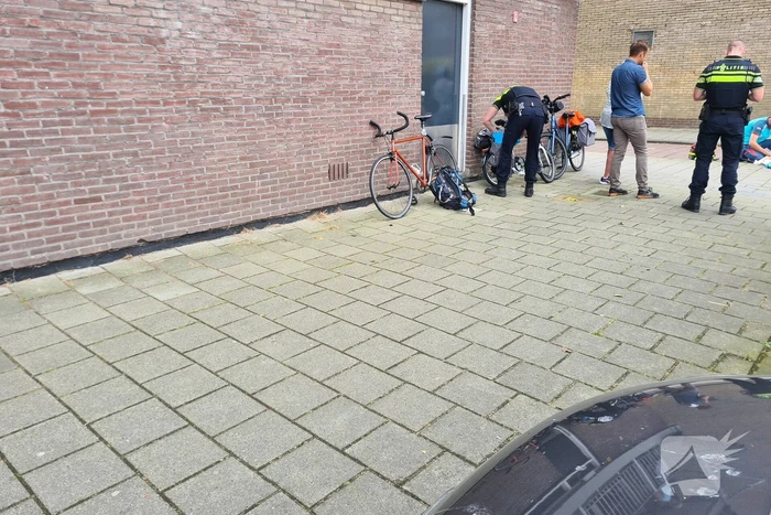 Vrouw gewond na fietsongeluk