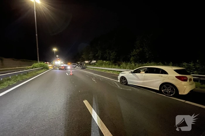 Paard ontsnapt op snelweg na ongeval
