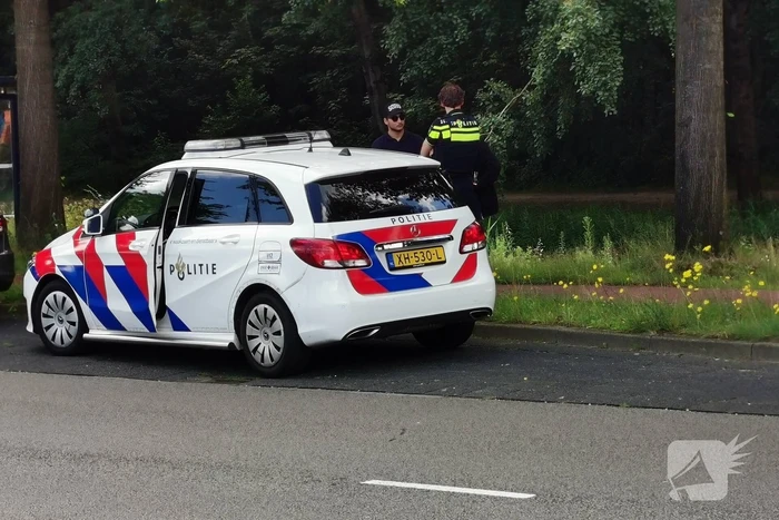 Autobrand op snelweg, inzittenden gevlucht
