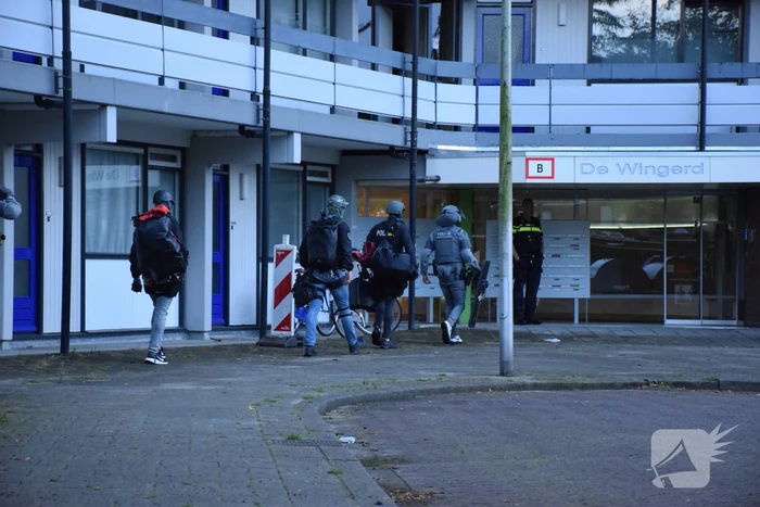 Persoon aangehouden door arrestatieteam