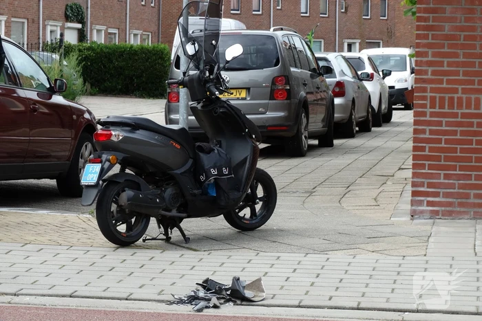 Scooterrijdster gewond door val