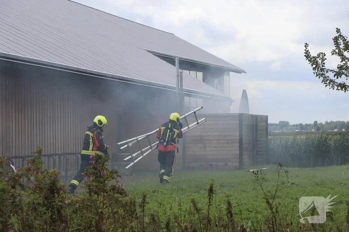 La Place ontruimd door brand