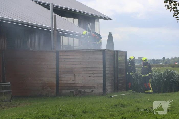 La Place ontruimd door brand