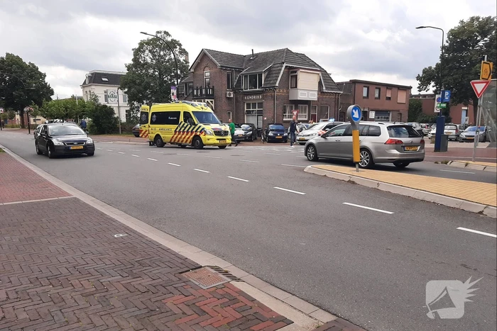 Een persoon gewond bij ongeval op kruising