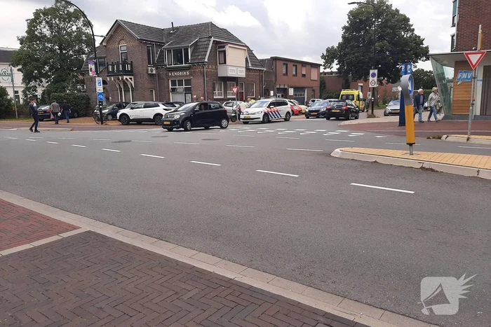 Een persoon gewond bij ongeval op kruising