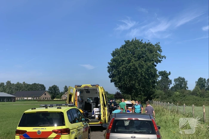 Traumahelikopter ingezet voor ernstig ongeval met fiets