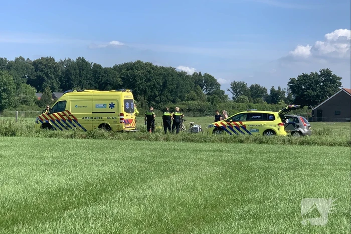 Traumahelikopter ingezet voor ernstig ongeval met fiets