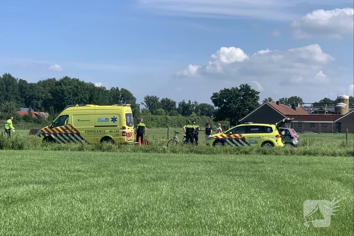 Traumahelikopter ingezet voor ernstig ongeval met fiets